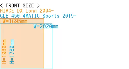 #HIACE DX Long 2004- + GLE 450 4MATIC Sports 2019-